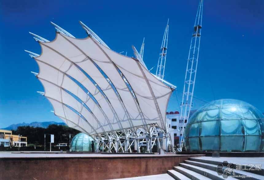 金坛车棚膜结构网架